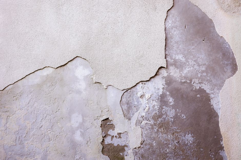 Ceiling texture being sprayed